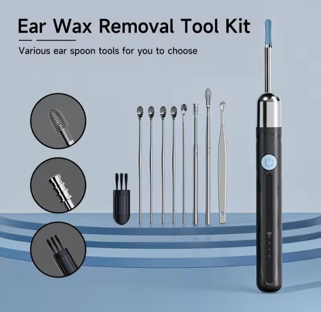 Endoscope 4.2mm 1080P iOS/Android Ear Cleaning Otoscope with Ear Wax Removal Tools